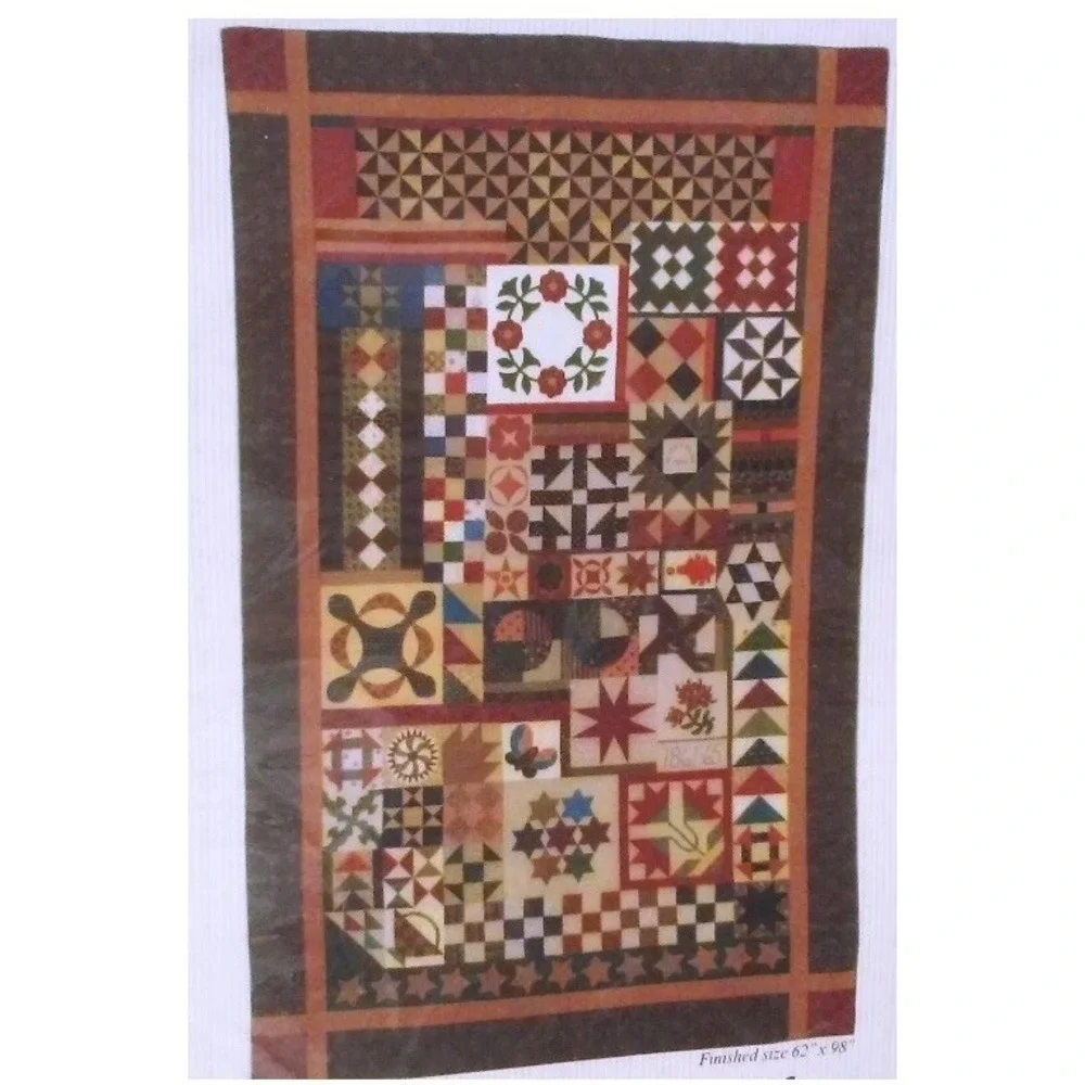 Quilt Pattern Reproduction Quilts Karen Witt 204 Civil War Sampler 62x98